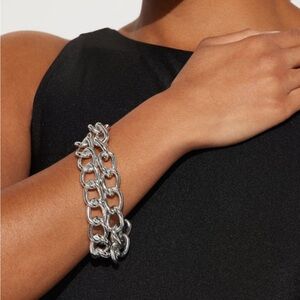 Fashion Nova Eliana Bracelet - Silver